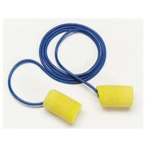 3M (formerly Aearo) 311-1106 3M Single Use E-A-R Classic Small Cylinder Shaped PVC And Foam Corded Earplugs (1 Pair Per Poly Bag