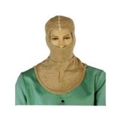 National Safety Apparel Inc H31PK National Safety Apparel One Size Fits All Brown 6 Ounce PBI/Raylon Flame Retardant Hood With A