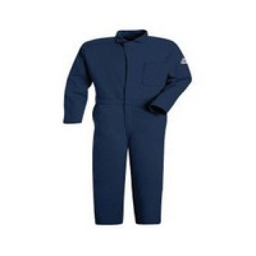 Bulwark HRC2-CEC2 50 Regular Navy 9 Ounce Bulwark  EXCEL FR Cotton Flame Resistant Classic Coveralls
