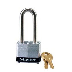 Master Lock 3LHBLK Laminated No. 3LH Black Bumper Steel Body Safety Padlock: 2