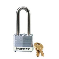 Master Lock 3LHWHT Laminated No. 3LH White Bumper Steel Body Safety Padlock: 2