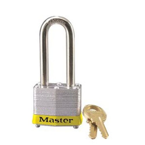 Master Lock 3LHYLW Laminated No. 3LH Yellow Bumper Steel Body Safety Padlock: 2