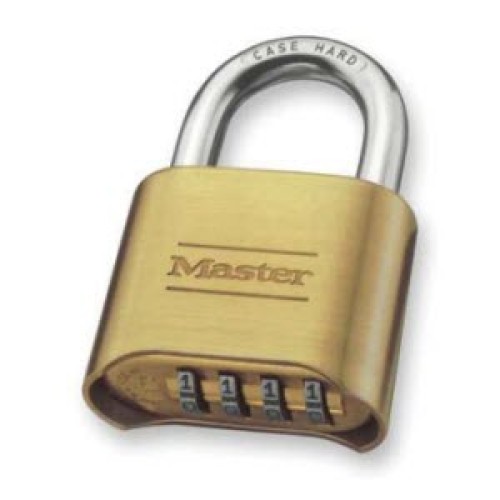 Master Lock 175D Brass Resettable Combination Padlock: 2