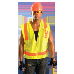 Occunomix LUX-SSLSDZ-OM OccuNomix Medium Orange OccuLux L'Orange Lightweight Polyester And Mesh Class 2 Classic Orange Gloss Ves