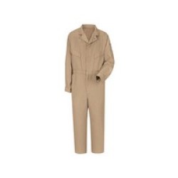 Bulwark HRC1-CMD4 46 Regular Khaki 5.8 Ounce CoolTouch 2 Deluxe Coveralls 