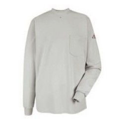 Bulwark HRC2-SET2GY Bulwark 3X Regular Gray VF Imagewear 6.25 Ounce EXCEL FR Long Sleeve T-Shirt