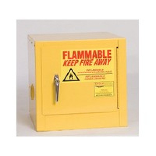 Eagle Manufacturing Company 1900 Eagle 2 Gallon Bench Top Flammable Storage Safety Cabinet With One Self-Closing Door