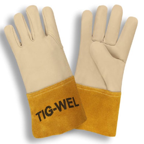Cordova 8135 Unlined Mig/Tig Standard Unlined Grain Cowhide Welding Gloves: 4