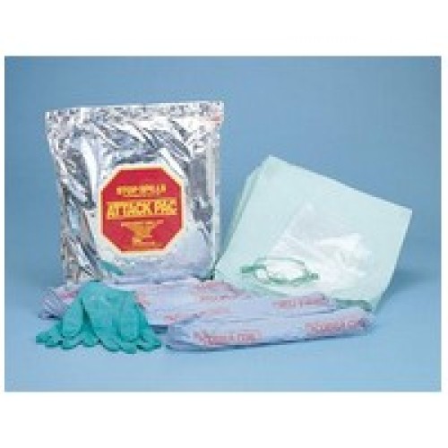 Brady USA SKO-ATK Brady SPC Oil Only Attack Pac Spill Kit Includes 15 Pads 15