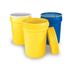 Eagle Manufacturing Company 1661 Eagle Haz-Mat 65 Gallon Polyethylene Containment Overpack Drum With Screw Top Lid 31