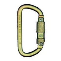 MSA (Mine Safety Appliances Co) 10089205 MSA Steel Carabiner With 9/16