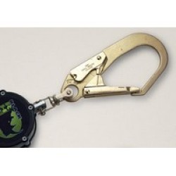 Honeywell CFL-5-Z7/9FT Miller 9' Black Rhino Self-Retracting Lifeline With Stainless Steel Swivel And Rebar Hooking Snaphook