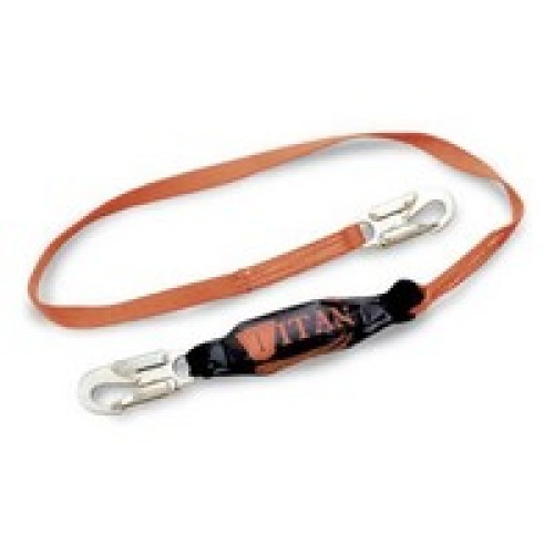 Honeywell T6111TB/6FTAF Miller 6' Titan T-Bak Single Leg Tie-Back Lanyard With Shock Absorber