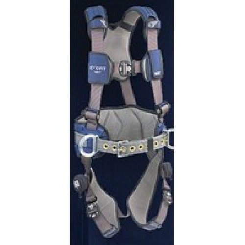 DBI/SALA 1113133 Capital Safety DBI-SALA 2X EXOFIT NEX Full Body Construction Style Harness With Back And Side D-Rings, Locking 
