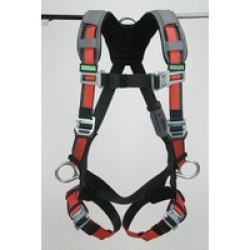 MSA (Mine Safety Appliances Co) 10105952 MSA EVOTECH Standard Full Body Harness With Back, Chest And Hip D-Rings, Quick Connect 