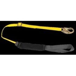 MSA (Mine Safety Appliances Co) 10060139 MSA ArcSafe 4' - 6' Adjustable Single Leg Shock Absorbing Lanyard With Sewn Loop And LS