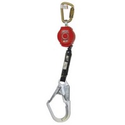 Honeywell MFL-2/6FT Miller TurboLite Personal Fall Limiter With Steel Twist-Lock Carabiner Unit Connector And Locking Rebar Hook