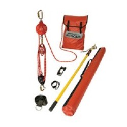 Honeywell QP/50FT Miller 50' QuickPick Premium Rescue Kit (Includes Backup Braking System, Pulleys, Rope, Rescue Pole, Carabiner