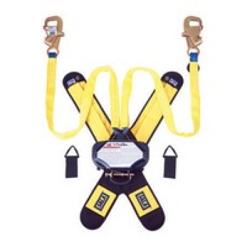 DBI/SALA 3102115 DBI/SALA 7 1/2' Talon Twin-Leg Self Retracting Lifeline With Tie Back And 5/8