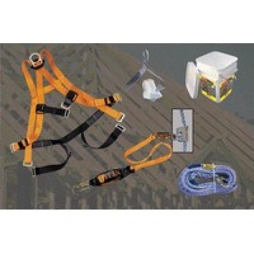 Honeywell BRFK75/75FT Miller Basic Roofing Kit With 8173 Microloc & 75' Lifeline