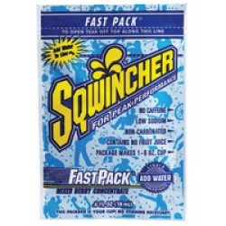 Sqwincher Corporation 015300-MB Sqwincher .6 Ounce Fast Pack Liquid Concentrate Mixed Berry Electrolyte Drink - Yields 6 Ounces 