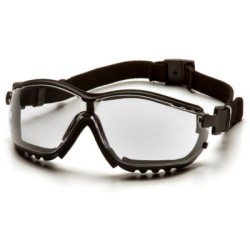 Pyramex GB1810ST Clear V2G Goggles/Eyewear: Interchangeable Temples/Headband