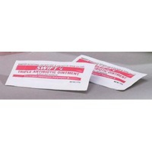 Honeywell 231209G Swift First Aid 1 Gram Foil Pack Triple Antibiotic Ointment (144 Per Box)