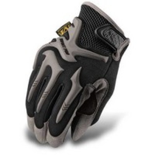 Mechanixwear H30-05-011 Mechanix Wear X-Large Black And Gray Impact Pro Full Finger Synthetic Leather And Rubber Anti-Vibration 