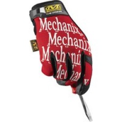 Mechanixwear MG-02-011 Mechanix Wear X-Large Red And Black Original Full Finger Synthetic Leather, Spandex And Rubber Mechanics 
