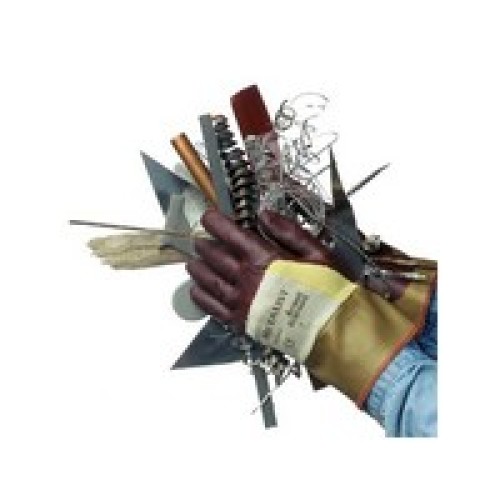Ansell Edmont 285815 Ansell Size 9 Metalist Cut Resistant Glove With  Nitrile Foam Coating Kevlar/Cotton Liner & Nitrile Safety 