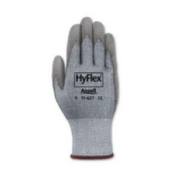Ansell Edmont 11-627-10 Ansell Size 10 Gray HyFlex CR2 Dyneema And LYCRA Coated Work Gloves With Nylon Lining And Polyurethane P
