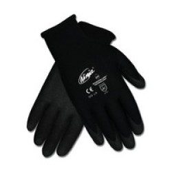 Memphis Gloves N9699XL Memphis X-Large Nija HPT 15 Gauge Hydropellant Dark Gray PVC, Foam And Sponge Coated Work Gloves With Bla Memphis Gloves N9699XL Memphis X-Large Nija HPT 15 Gauge Hydropellant Dark Gray PVC, Foam And Sponge Coated Work Gloves With Bla