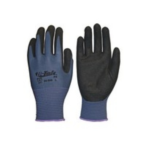 Protective Industrial Products 34-500/L Protective Industrial Products Large G-Tek AG 13 Gauge Black Nitrile Palm And Fingertip 
