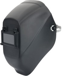 FIBRE-METAL 52006BK Tigerhood Futura Speedy Loop Thermoplastic Welding Hood with a Lift Front Lid and 2