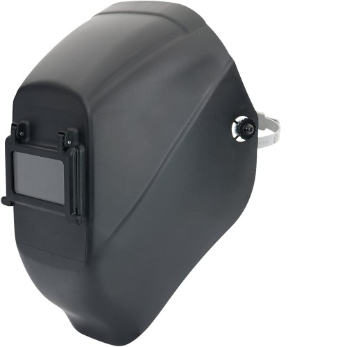FIBRE-METAL 52006BK Tigerhood Futura Speedy Loop Thermoplastic Welding Hood with a Lift Front Lid and 2