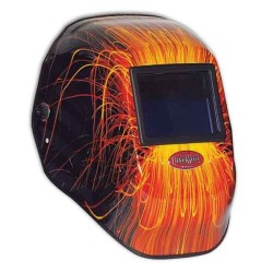 FIBRE-METAL 2999BV913SR Tigerhood Futura XXL Wide View Format Welding Helmet with an Auto-Darkening (ADF) Lens