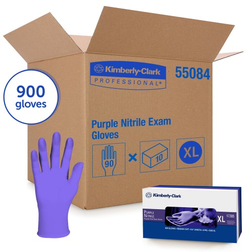 Kimberly-Clark Professional 55084 Kimberly-Clark X-Large Purple 9.5