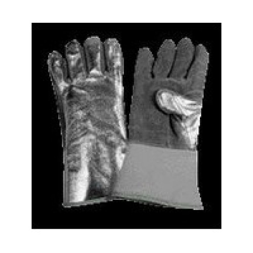 National Safety Apparel Inc DJXGSP382 National Safety Apparel 18 Ounce Leather Wool Lined Heat Resistant Gloves With 13