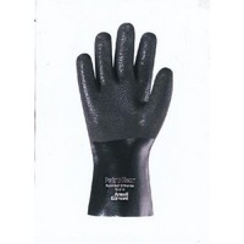 Ansell Edmont 204854 Ansell Size Large Petroflex PVC Fully Coated Glove With Jersey Lining And 12