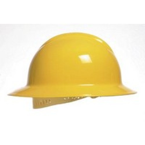 Bullard 33YLP Bullard Yellow Classic Model C33 Full Brim Hardhat WIth 6 Point Pinlock Suspension