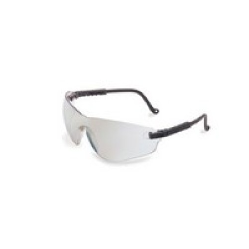 Honeywell S4504 Uvex By Sperian Falcon Safety Glasses With Black Frame And SCT-Reflect 50 Polycarbonate Ultra-dura Anti-Scratch 
