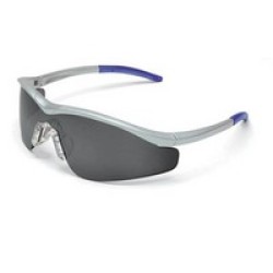 Crews Safety Products T1142AF Crews Triwear Nylon Safety Glasses With Steel Frame, Gray Polycarbonate Duramass AF4 Anti-Scratch 