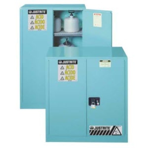 JUSTRITE 894502 45 Gallon Sure-Grip EX Safety Cabinet for Corrosives