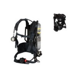 MSA (Mine Safety Appliances Co) 10116781 MSA AirHawk II HP Self Contained Breathing Apparatus (SCBA) With Nylon Harness, Medium 