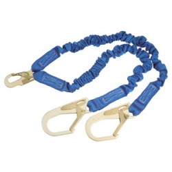 DBI Sala 1340161 PROTECTA 6' Double-Leg Shock-Absorbing Lanyard: (2) 2 1/4