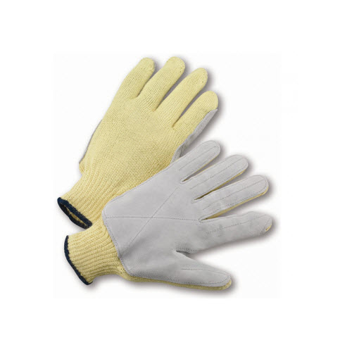 West Chester 35KJYD Large Aramid Shell Leather Palm Gloves 