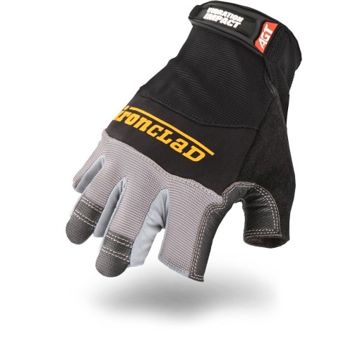 IRONCLAD MFI2-02-S MACH-5 Small Fingerless Vibration Impact Absorption Gloves