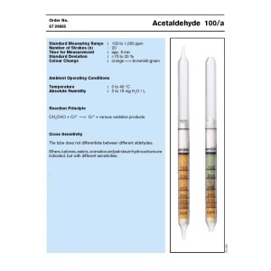Draeger Tubes 6726665 Acetaldehyde 100/a 100 - 1,000 ppm