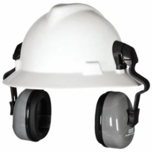 MSA 10129327 Sound Control SH Earmuff for Slotted Full Brim Hat NRR 25 dBA
