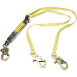 Reliance Industries 741106 Skyline 6' Double-Leg Fat-Pack Lanyard: (3) 7/8